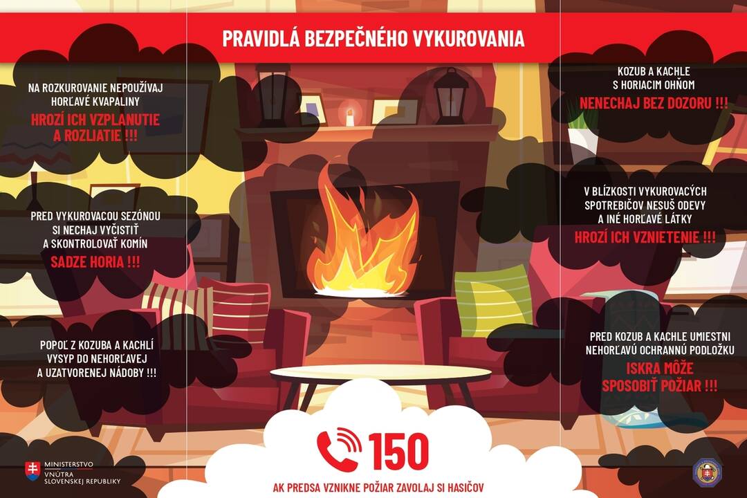 FOTO: Hasiči upozorňujú na nebezpečenstvo vykurovacej sezóny, foto 1