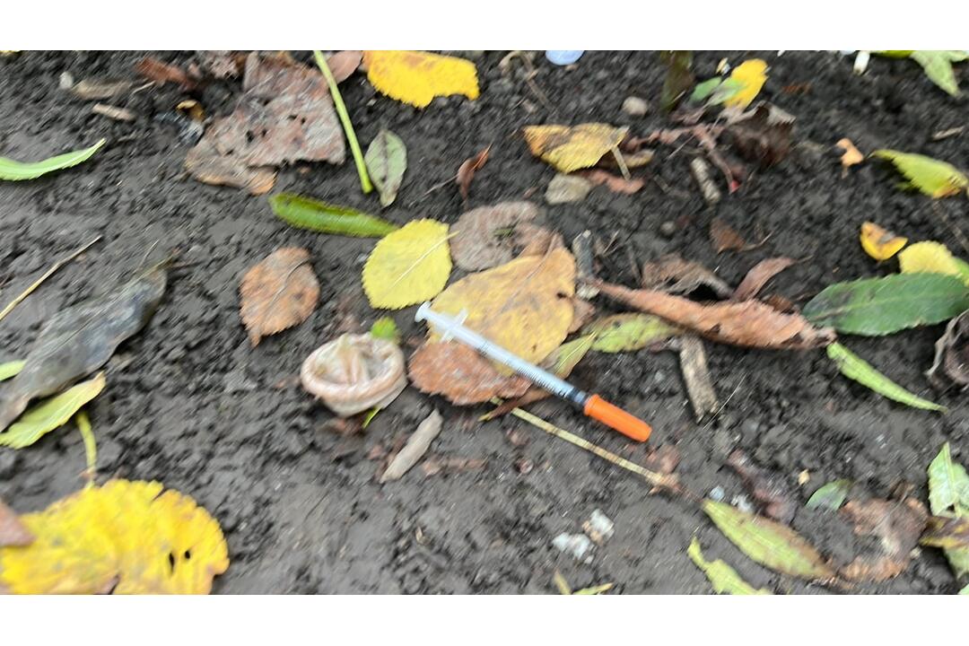 FOTO: Znečistený park v Banskej Bystrici, foto 5