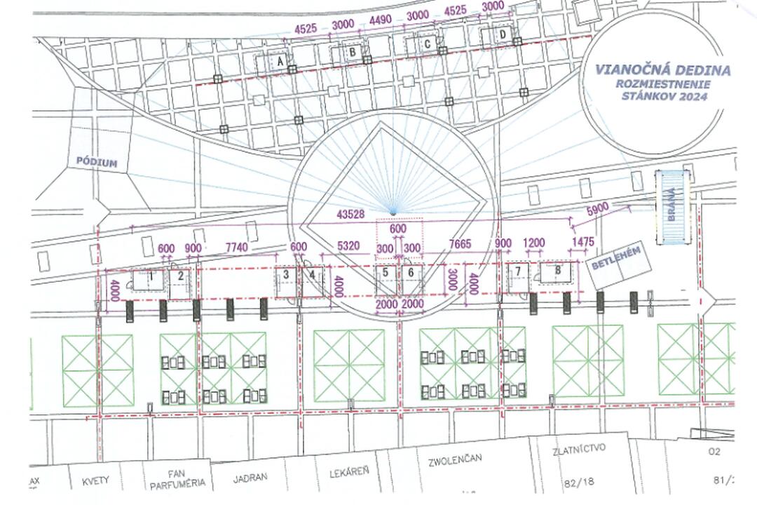FOTO: Mapa tohtoročných vianočných trhov vo Zvolene, foto 3