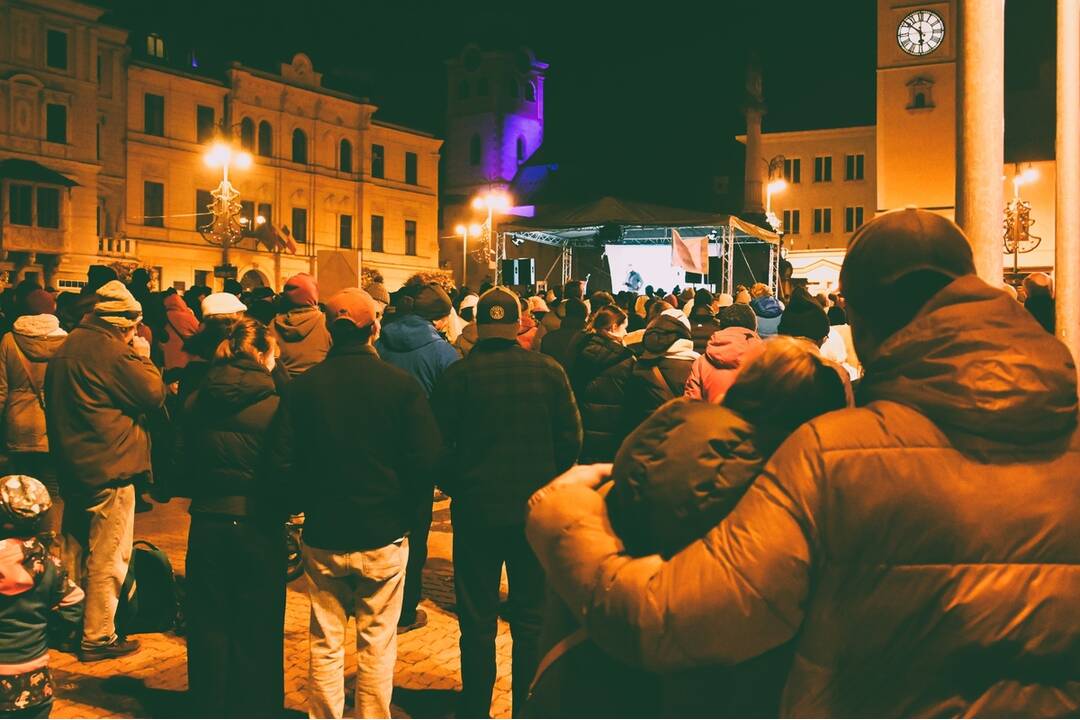FOTO: Banská Bystrica sa preniesla do roku 1989, foto 8