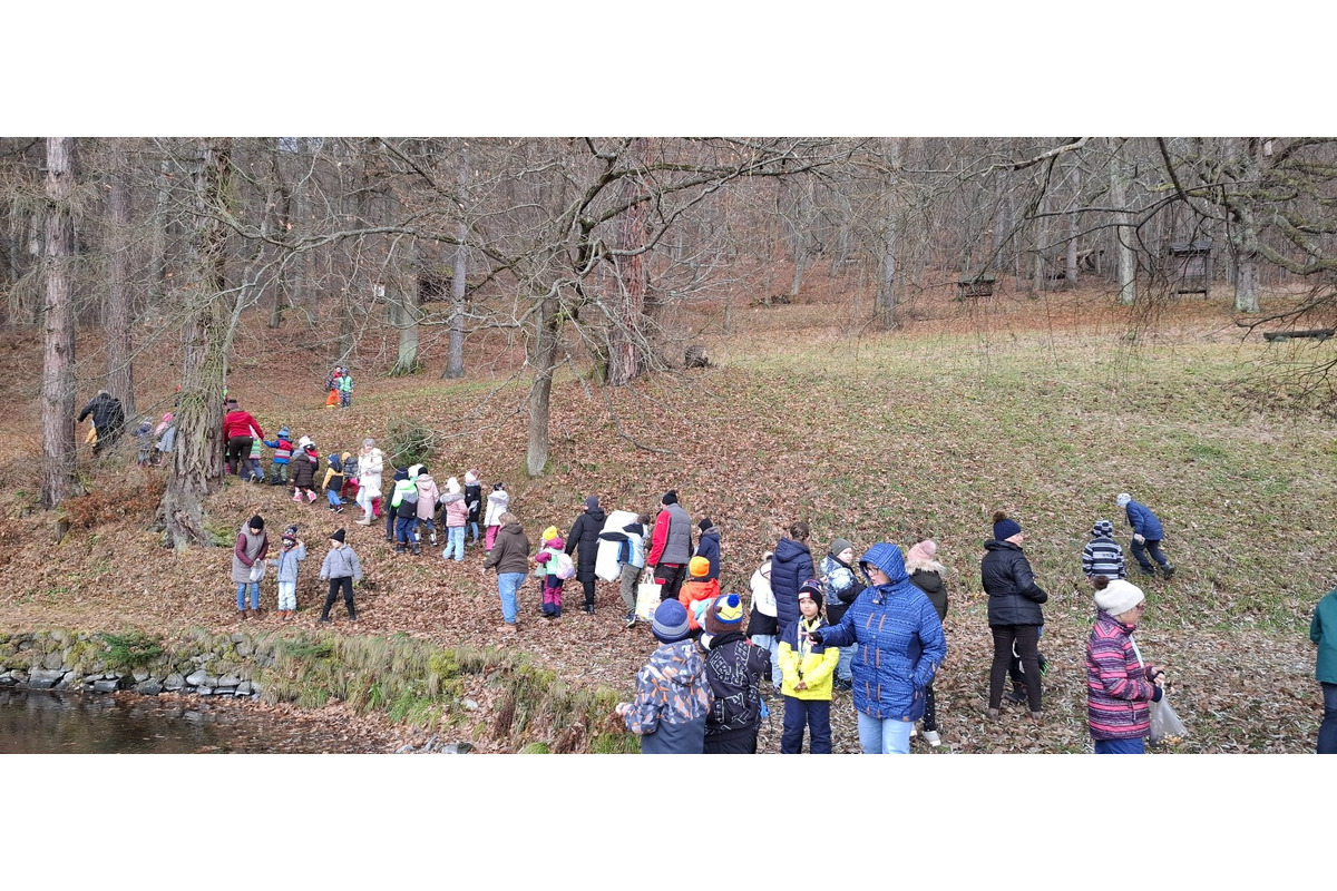 FOTO: Deti pomohli s príkrmom lesnej zveri, foto 7