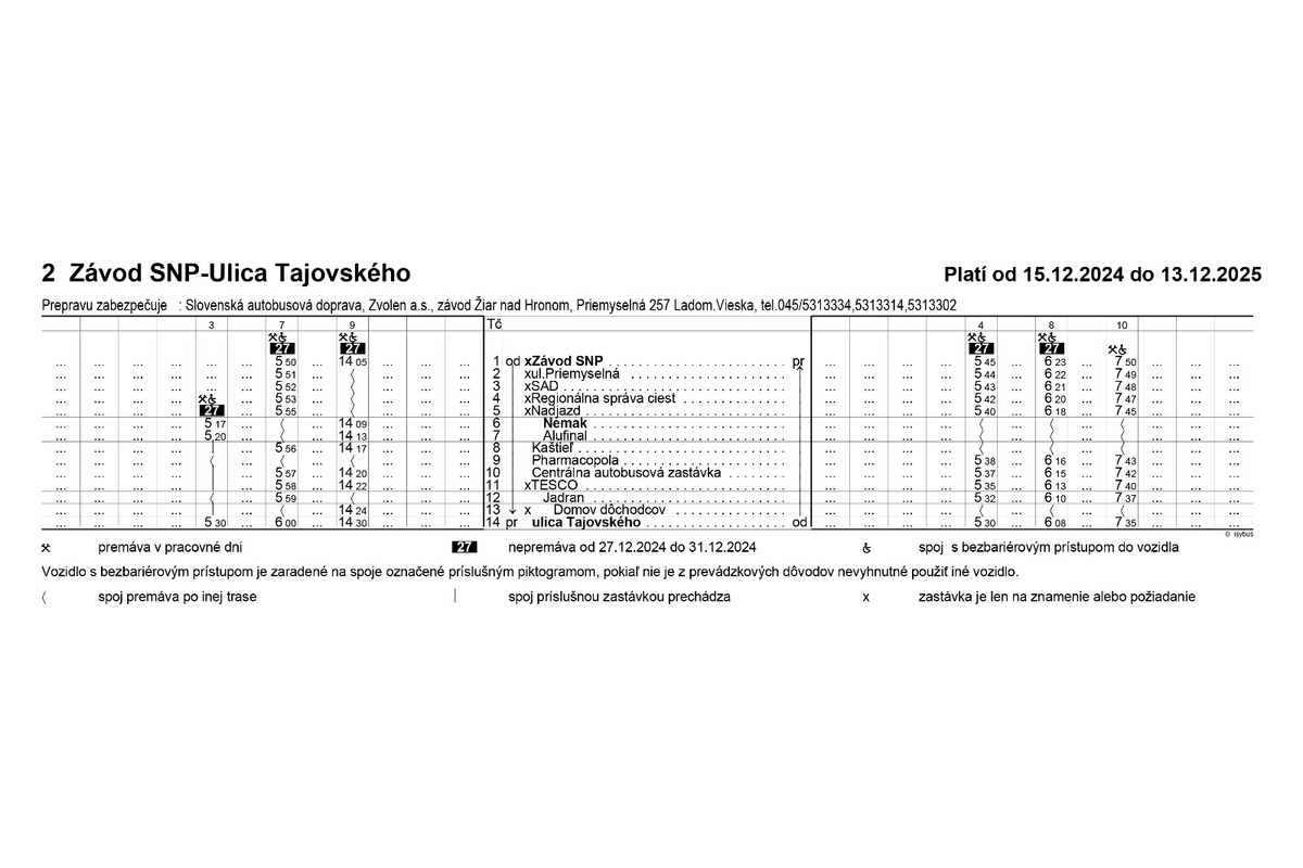 FOTO: Žiarčania, už ste si zvykli na nové cestovné poriadky MHD? Pozrite si prehľad zmien, foto 2
