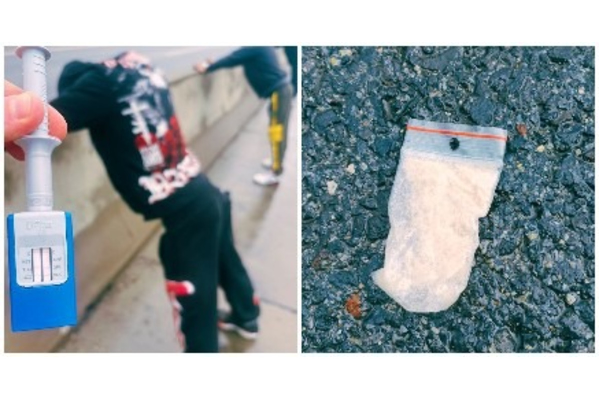 FOTO:  Z auta lietali sáčky s drogami. Polícia pri Kriváni zadržala posádku so 40 gramami pervitínu vo vozidle, foto 1