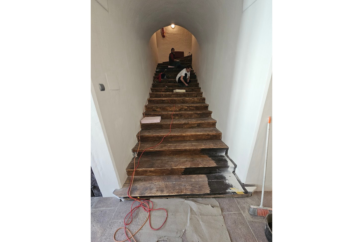 FOTO: Obnova radnice v Banskej Štiavnici ide do finále, foto 5