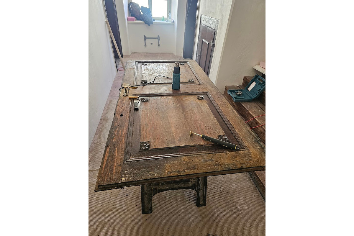 FOTO: Obnova radnice v Banskej Štiavnici ide do finále, foto 8