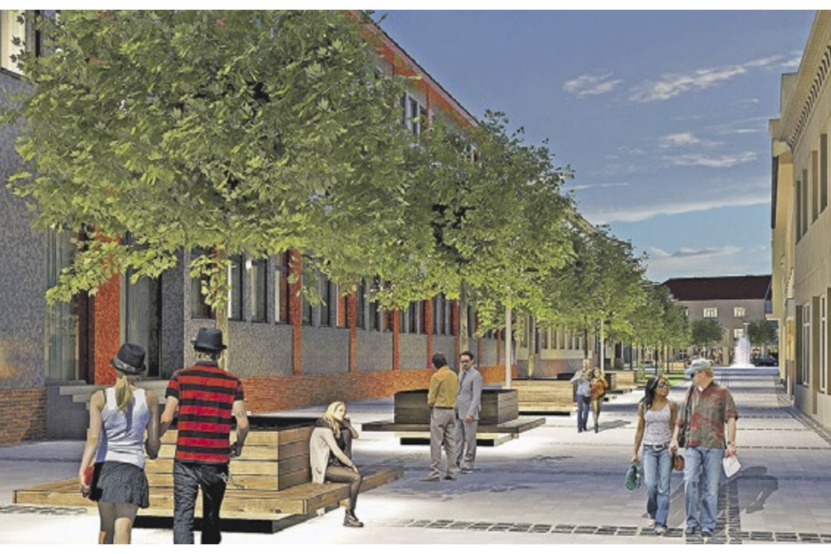 FOTO: Vo Zvolene pribudnú na námestí dve nové fontány. Jedna bude osvetlená aj ozvučená, foto 1