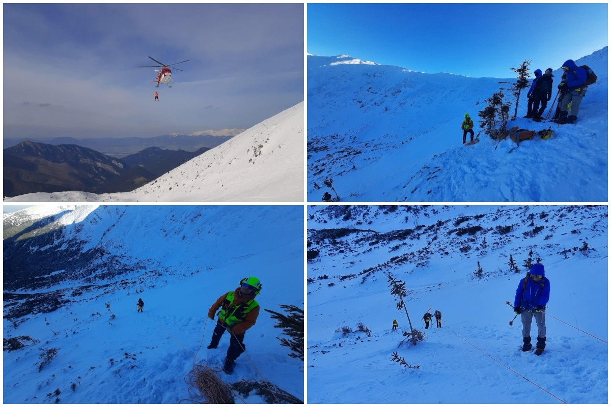 FOTO: Záchranné akcie v Nízkych Tatrách, foto 5