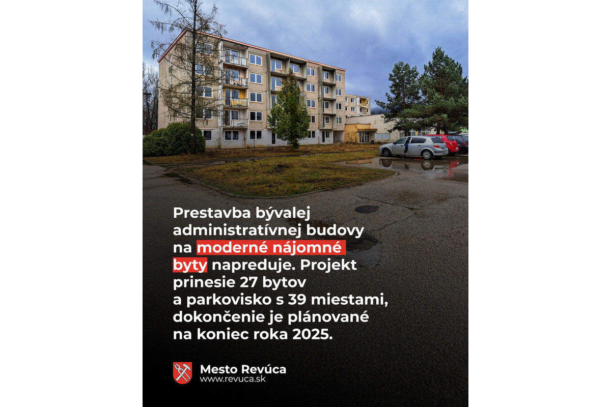 FOTO: V Revúcej napreduje výstavba nájomných bytov, foto 4