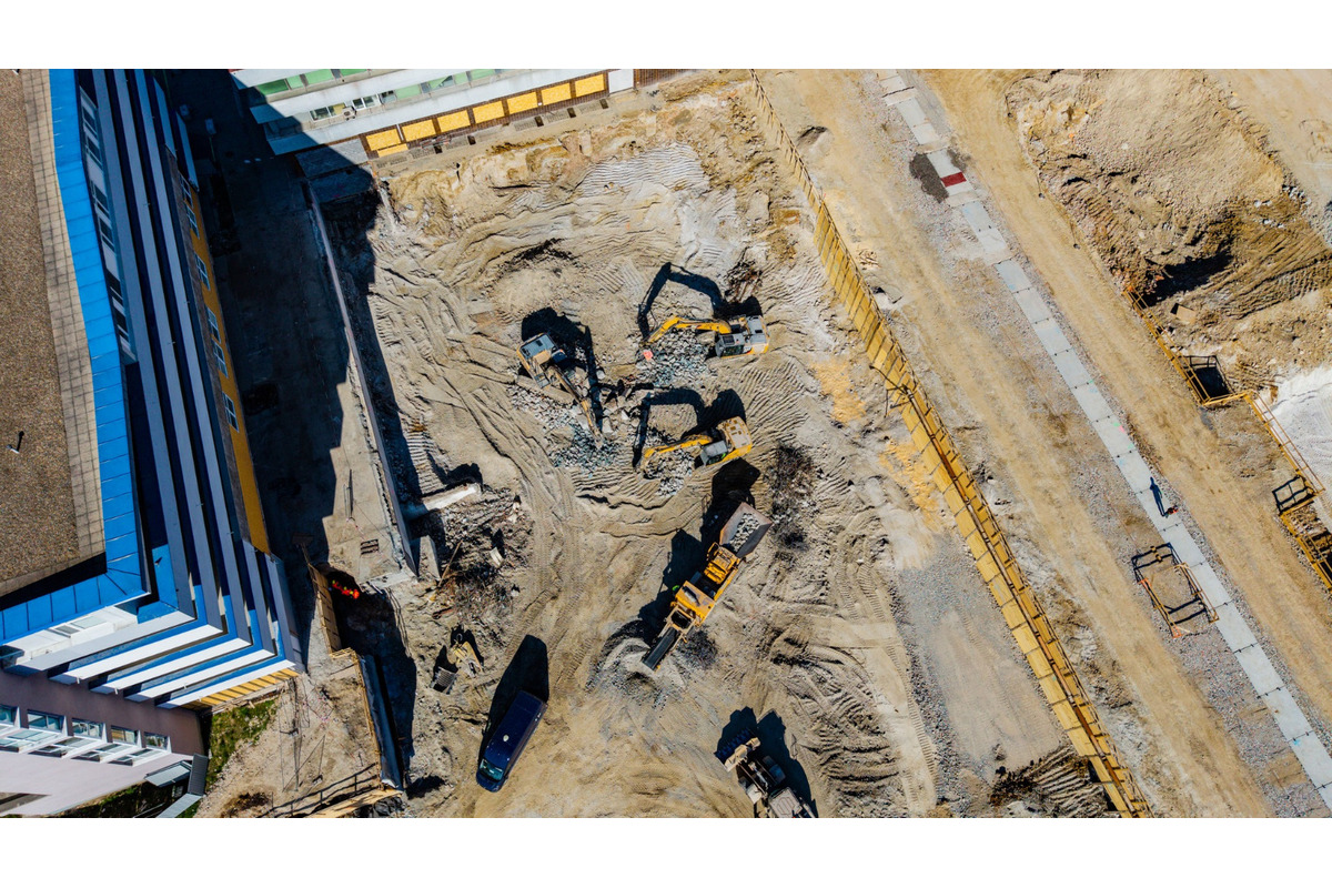 FOTO: Ako pokračuje výstavba v Rooseveltovej nemocnici, foto 1