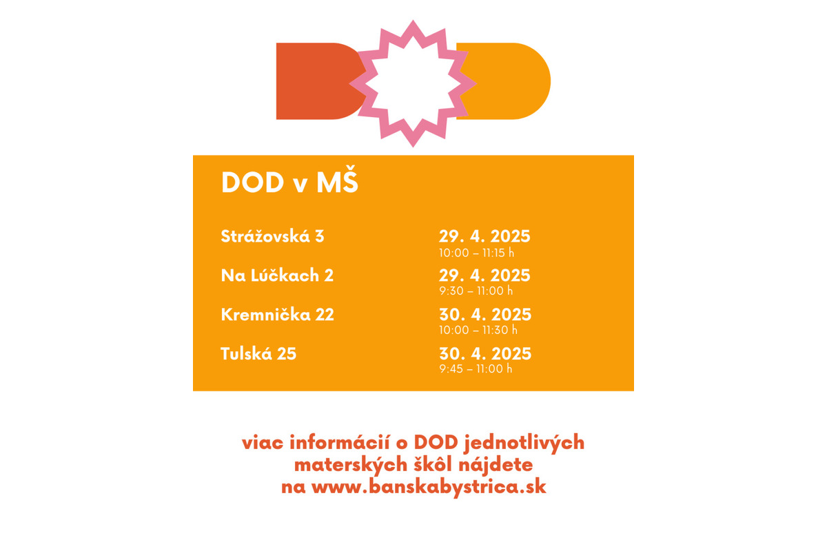 FOTO: Dni otvorených dverí v škôlkach v Banskej Bystrici, foto 5