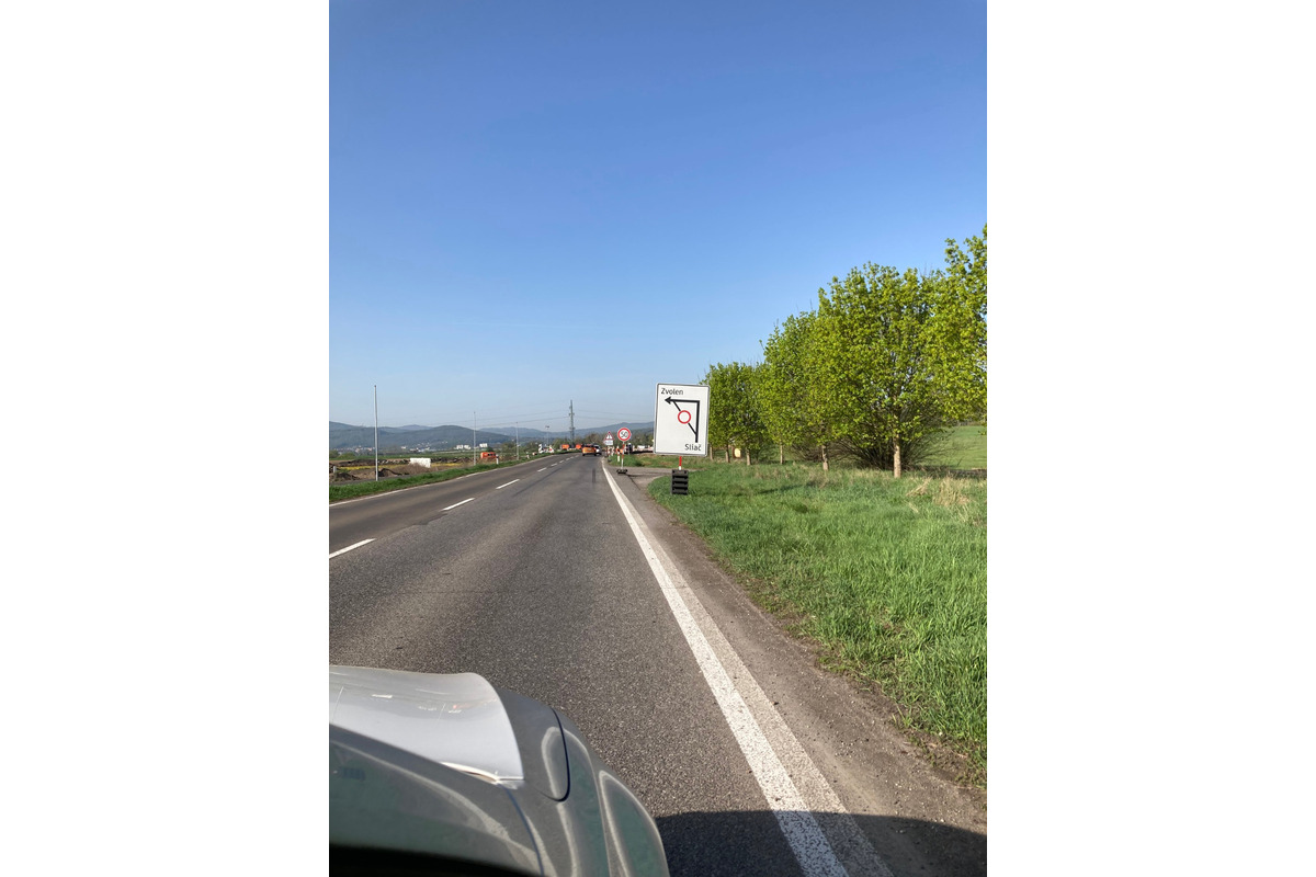 FOTO: Vodiči, pozor na nové dopravné obmedzenia pri Sliači, foto 2