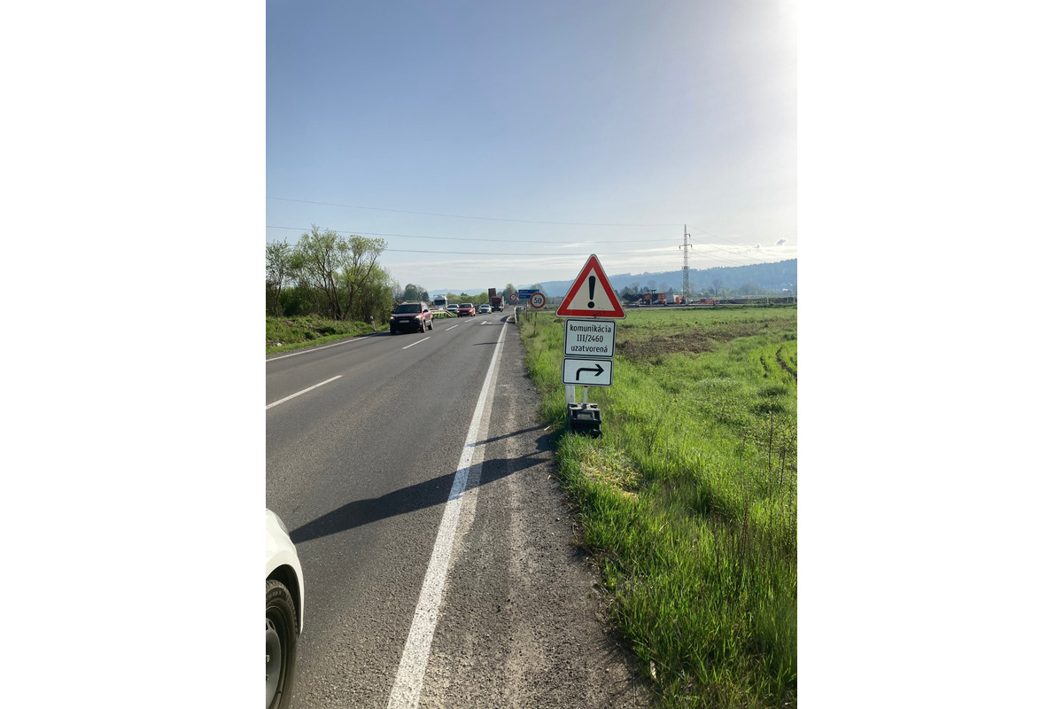 FOTO: Vodiči, pozor na nové dopravné obmedzenia pri Sliači, foto 3