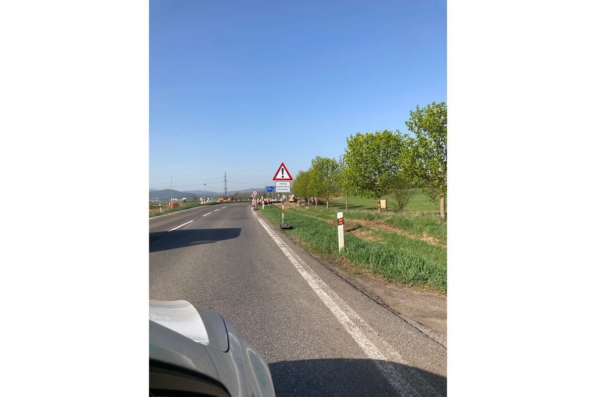 FOTO: Vodiči, pozor na nové dopravné obmedzenia pri Sliači, foto 7