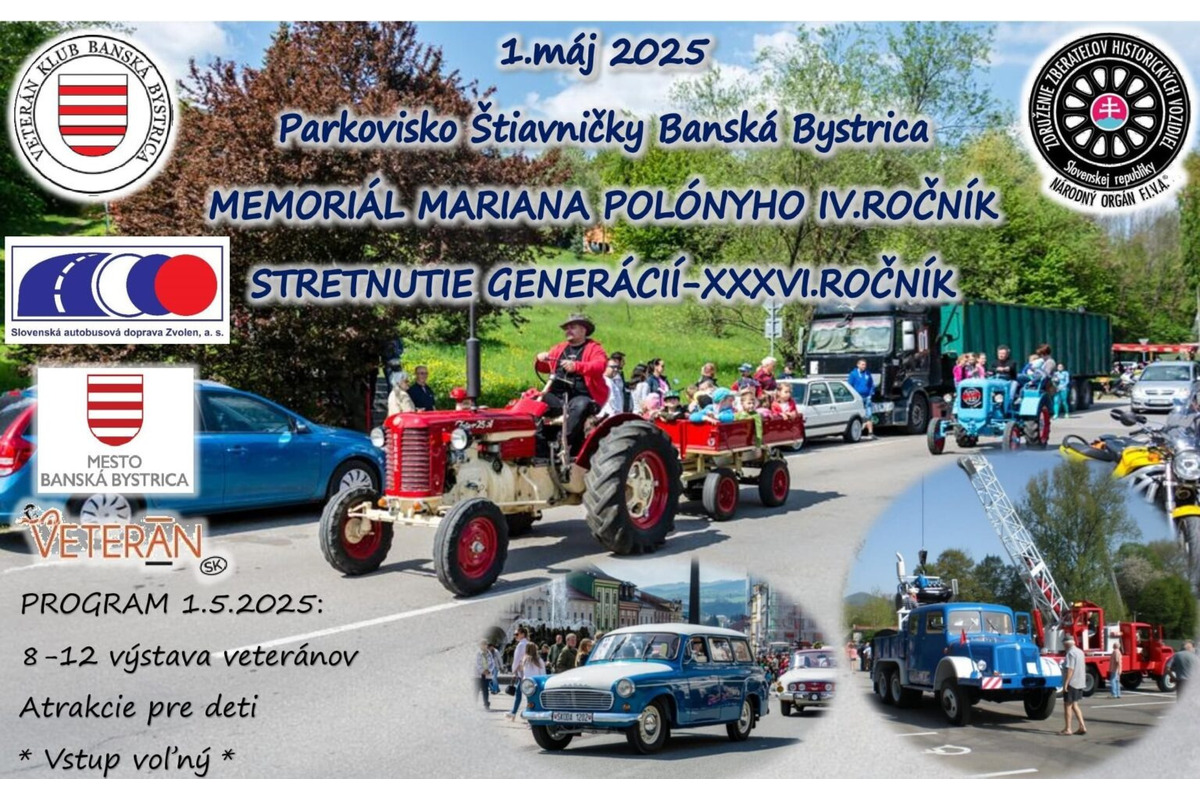 FOTO: Prvého mája sa v Bystrici bude tradičný zraz fanúšikov historických áut, foto 1
