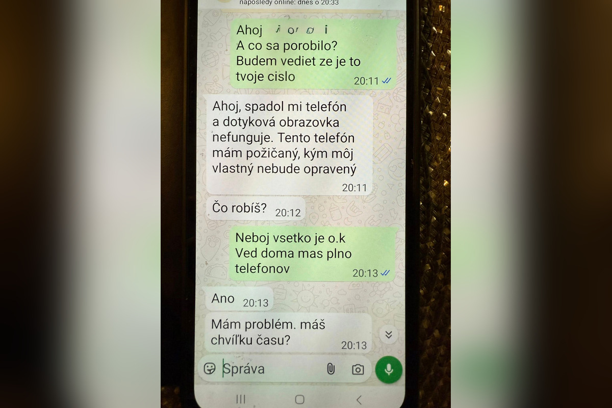 FOTO: Žena zverejnila konverzáciu s podvodníkom, foto 1