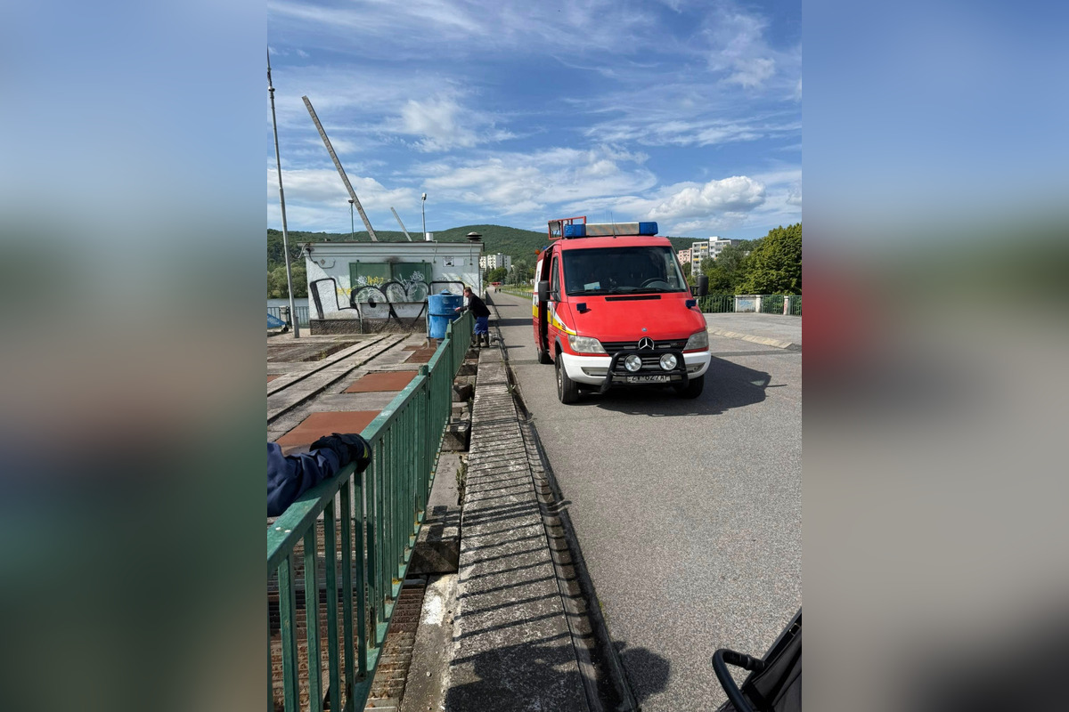 FOTO: Záchranná akcia pri zvolenskej priehrade, foto 1