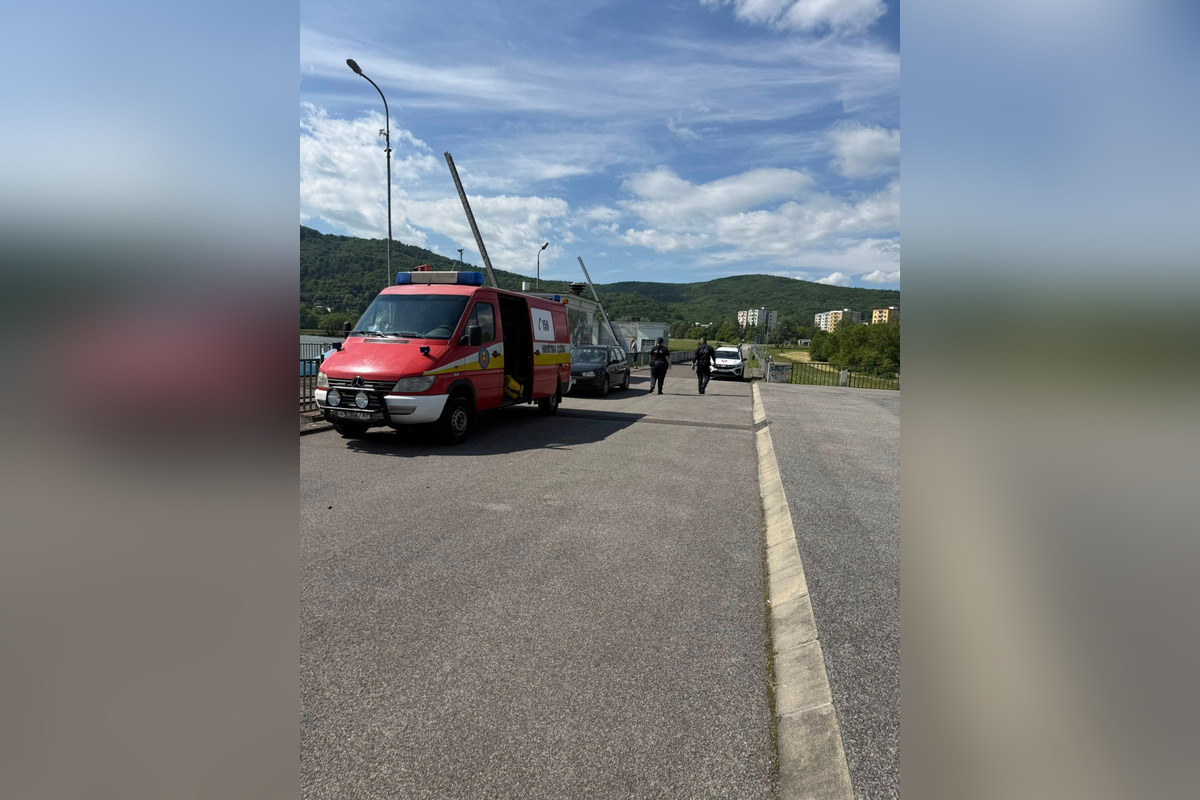FOTO: Záchranná akcia pri zvolenskej priehrade, foto 4