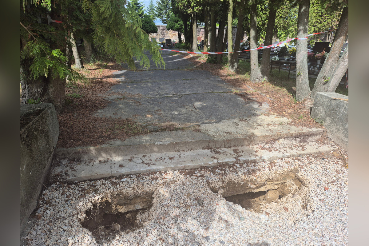 FOTO: Na žiarskom cintoríne objavili úniky vody, foto 3