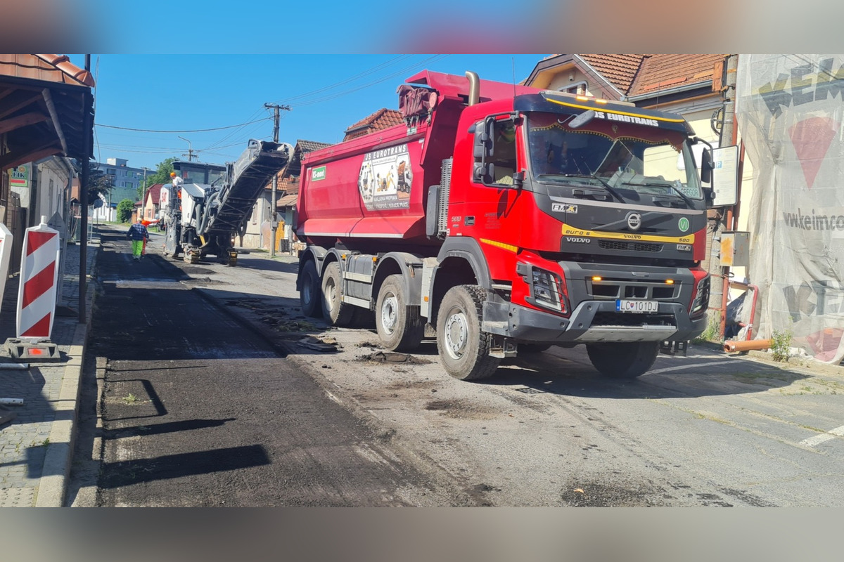 FOTO: Rekonštrukcia Radničnej ulice vo Fiľakove, foto 3