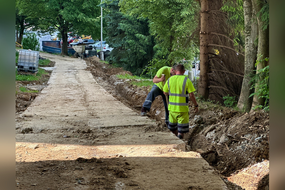 FOTO: Rekonštrukcia chodníkov v Banskej Bystrici, foto 3