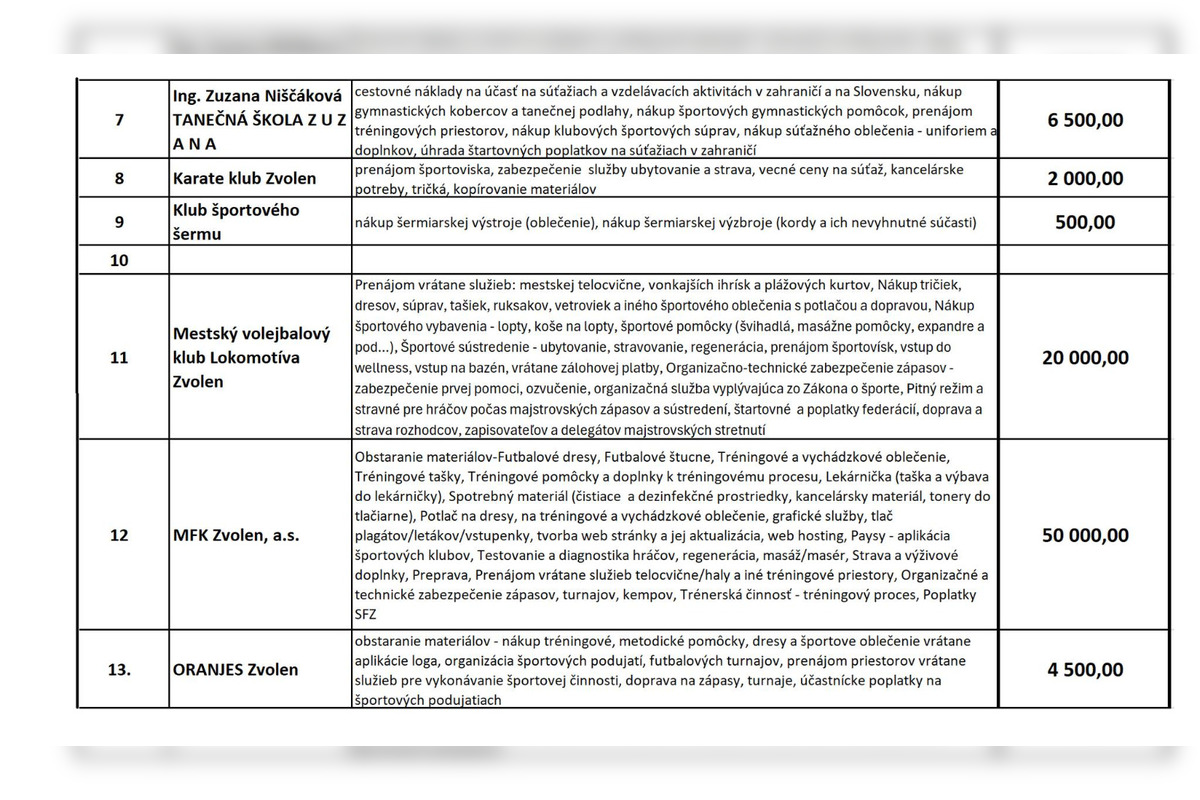 FOTO: Zvolen prerozdelil dotácie. Kto dostal podľa obyvateľov veľa a kto málo?, foto 2