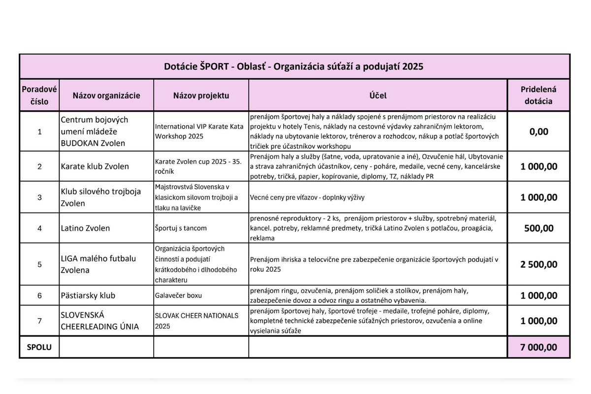 FOTO: Zvolen prerozdelil dotácie. Kto dostal podľa obyvateľov veľa a kto málo?, foto 10