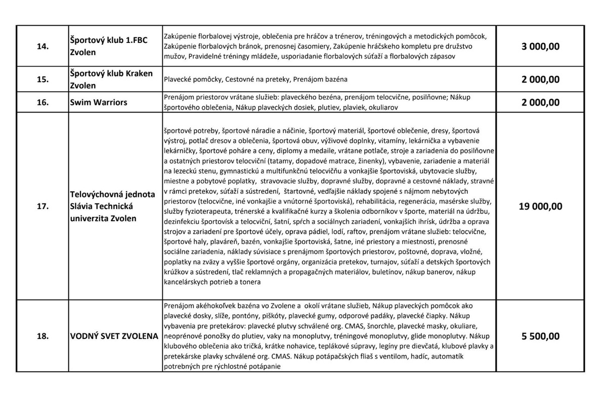 FOTO: Zvolen prerozdelil dotácie. Kto dostal podľa obyvateľov veľa a kto málo?, foto 11