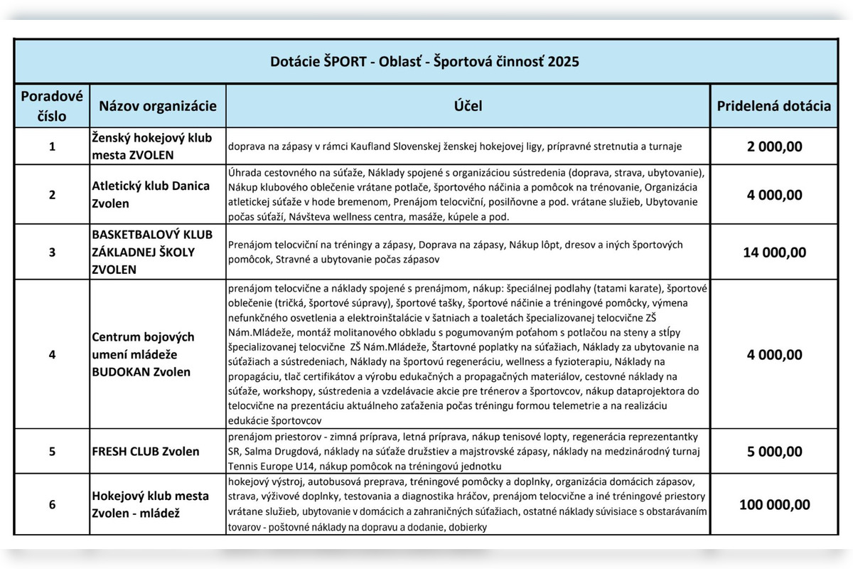 FOTO: Zvolen prerozdelil dotácie. Kto dostal podľa obyvateľov veľa a kto málo?, foto 12
