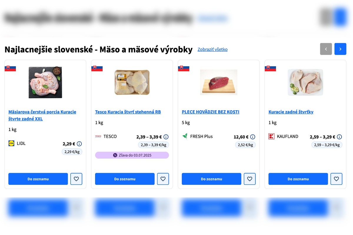FOTO: Ušetrite pri vašom nákupe. Štát spustil nástroj na porovnanie cien potravín, foto 5