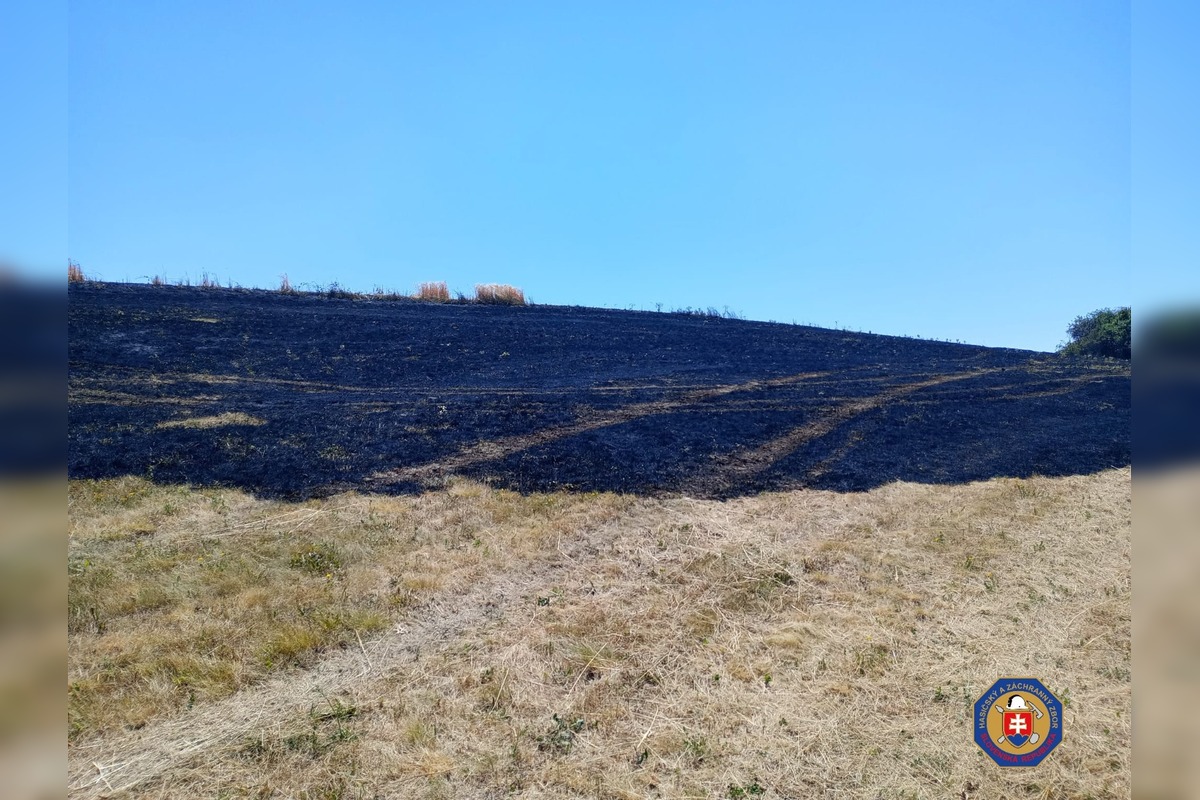 FOTO: Požiar jačmeňa pri Krupine, foto 5