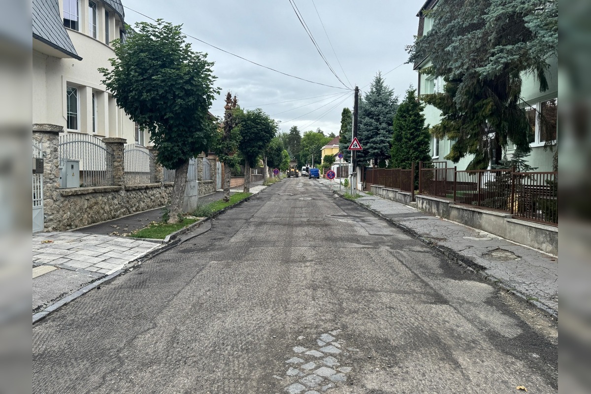 FOTO: Rekonštrukcia Ulice J. Szabóa v Lučenci, foto 3
