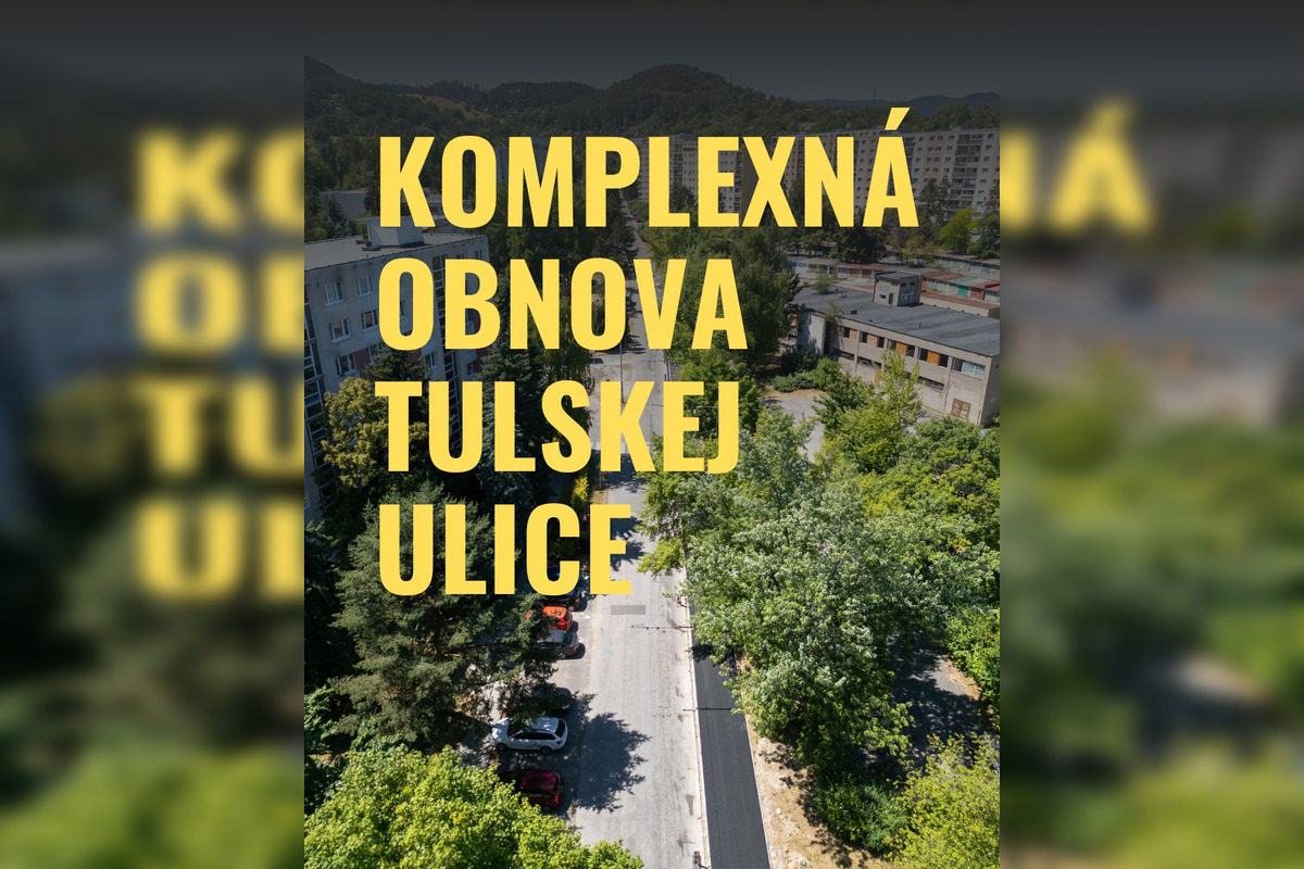 FOTO: Rekonštrukcia Tulskej ulice v Banskej Bystrici pokročila, foto 1