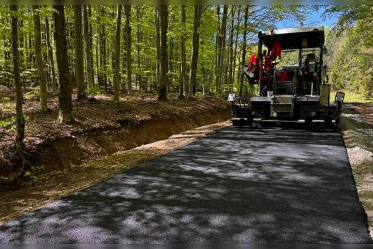 FOTO: Výstavba cesty medzi Rohoznou a Michalovou, foto 2