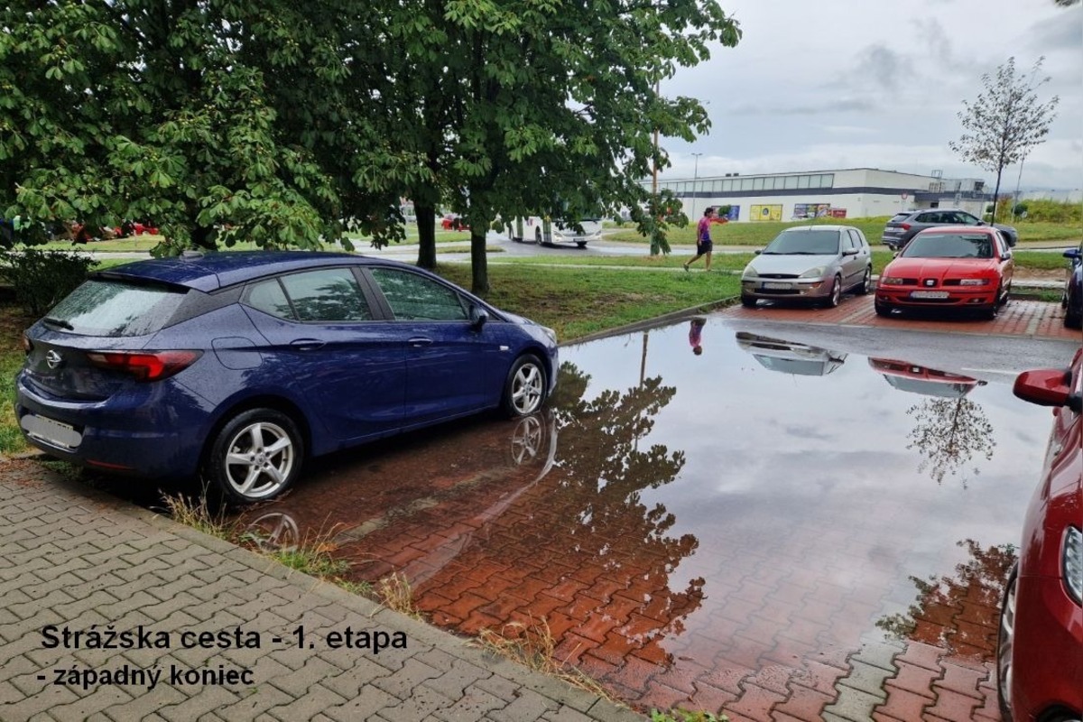 FOTO: Rekonštruovaná cesta vo Zvolene má problémy s odvodnením, foto 3
