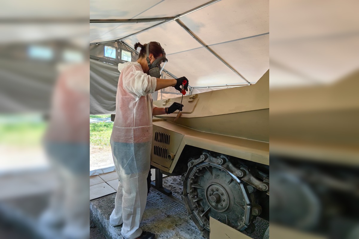 FOTO: Nový náter na nemeckom transportéri, foto 2