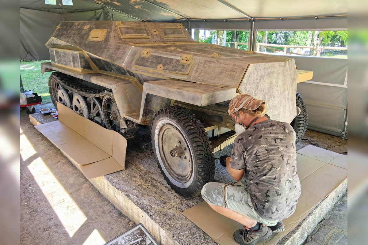 FOTO: Nový náter na nemeckom transportéri, foto 3