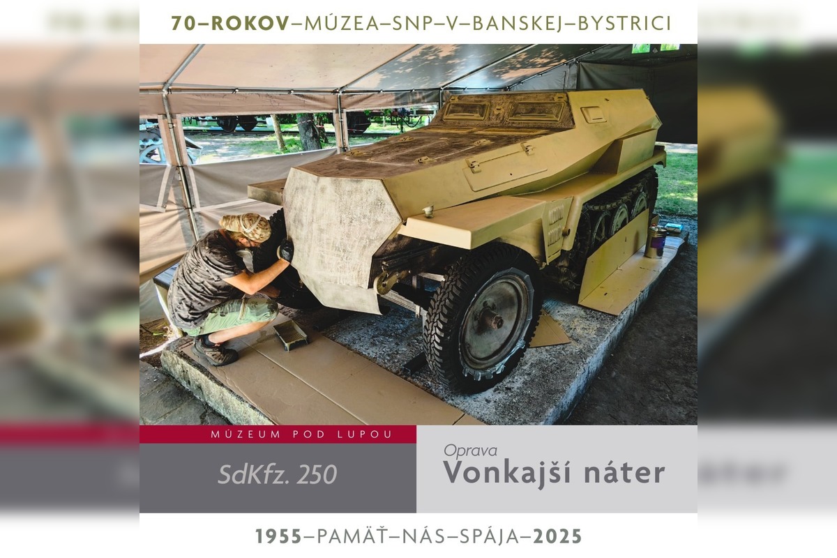 FOTO: Nový náter na nemeckom transportéri, foto 1