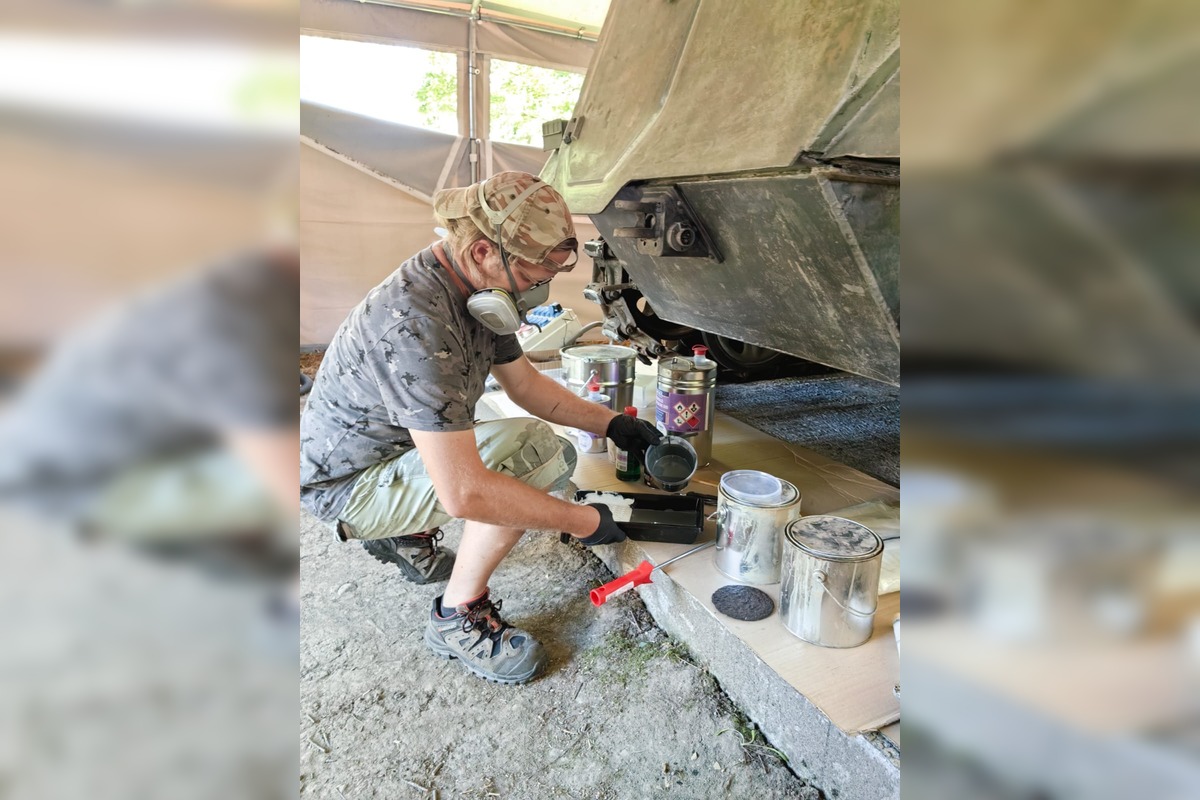 FOTO: Nový náter na nemeckom transportéri, foto 4