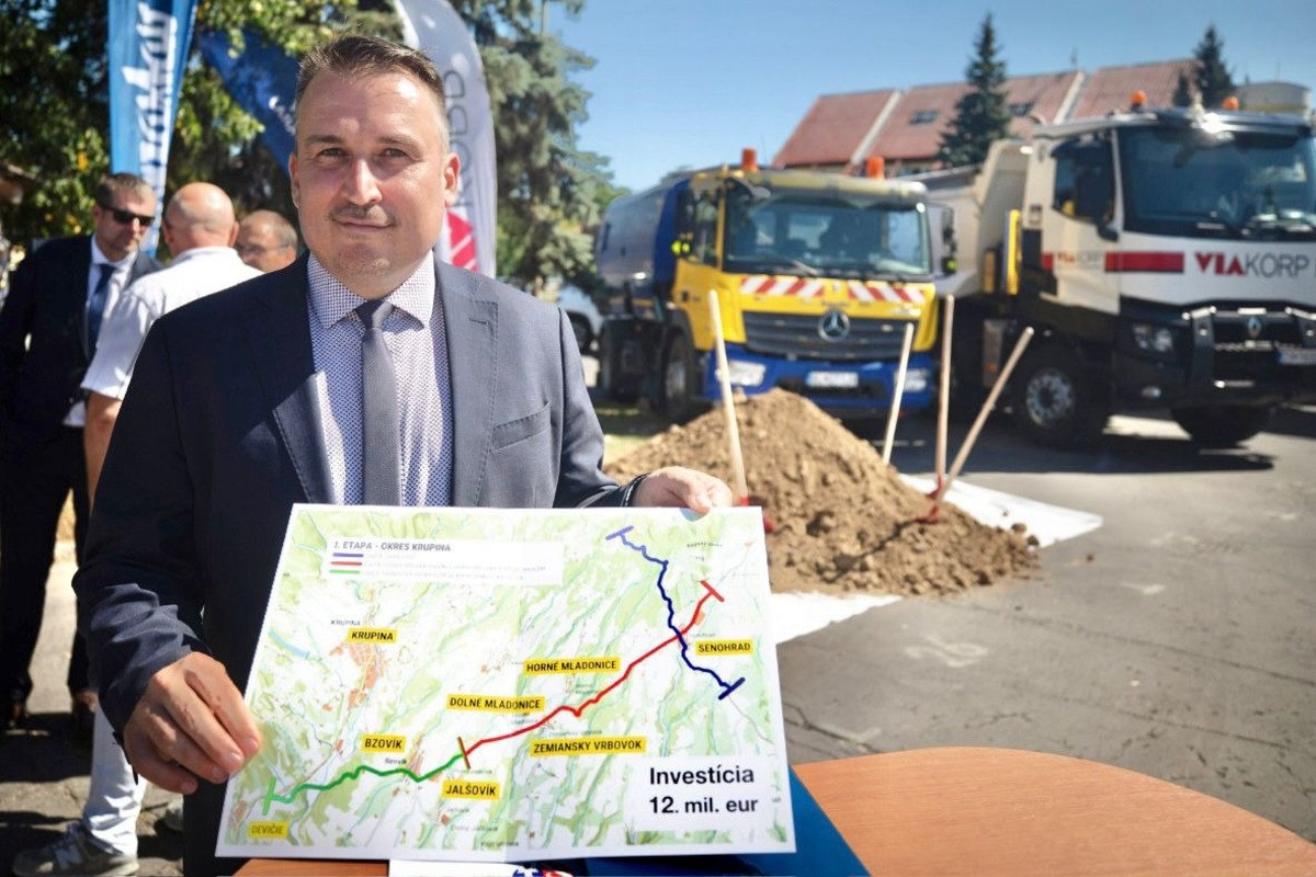 FOTO: Najväčšia investícia do ciest v okrese Krupina, foto 6