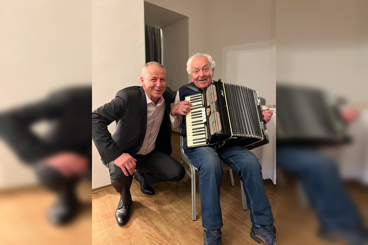 FOTO: Priamy účastník SNP Vladimír Strmeň z Bystrice oslavuje 97. narodeniny, foto 3