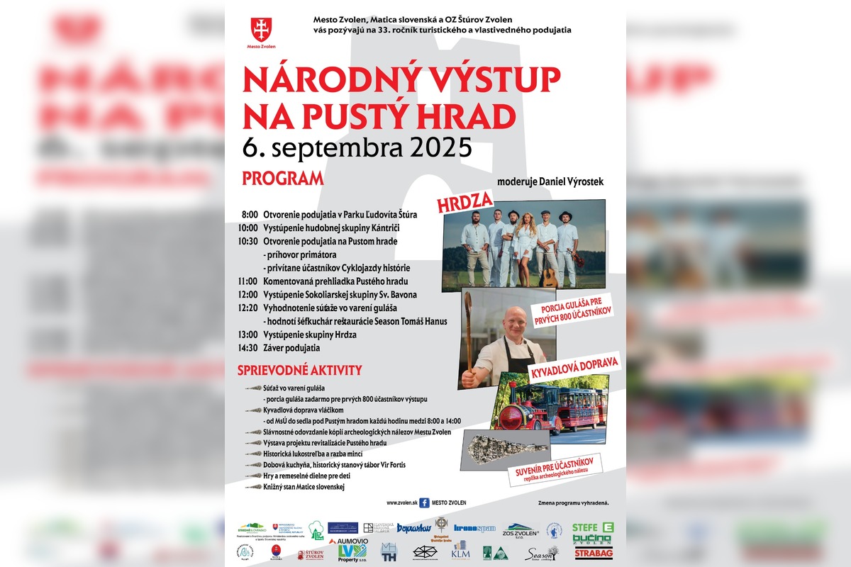 FOTO: Národný výstup na Pustý hrad, foto 1