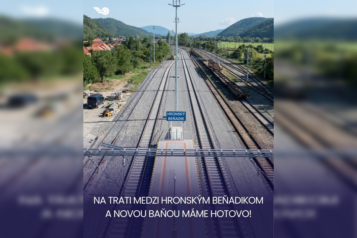 FOTO: Medzi Hronským Beňadikom a Novou Baňou zmodernizovali železničnú trať, foto 6