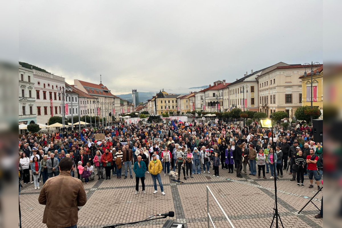 FOTO: Utorokový protest v Banskej Bystrici, foto 2