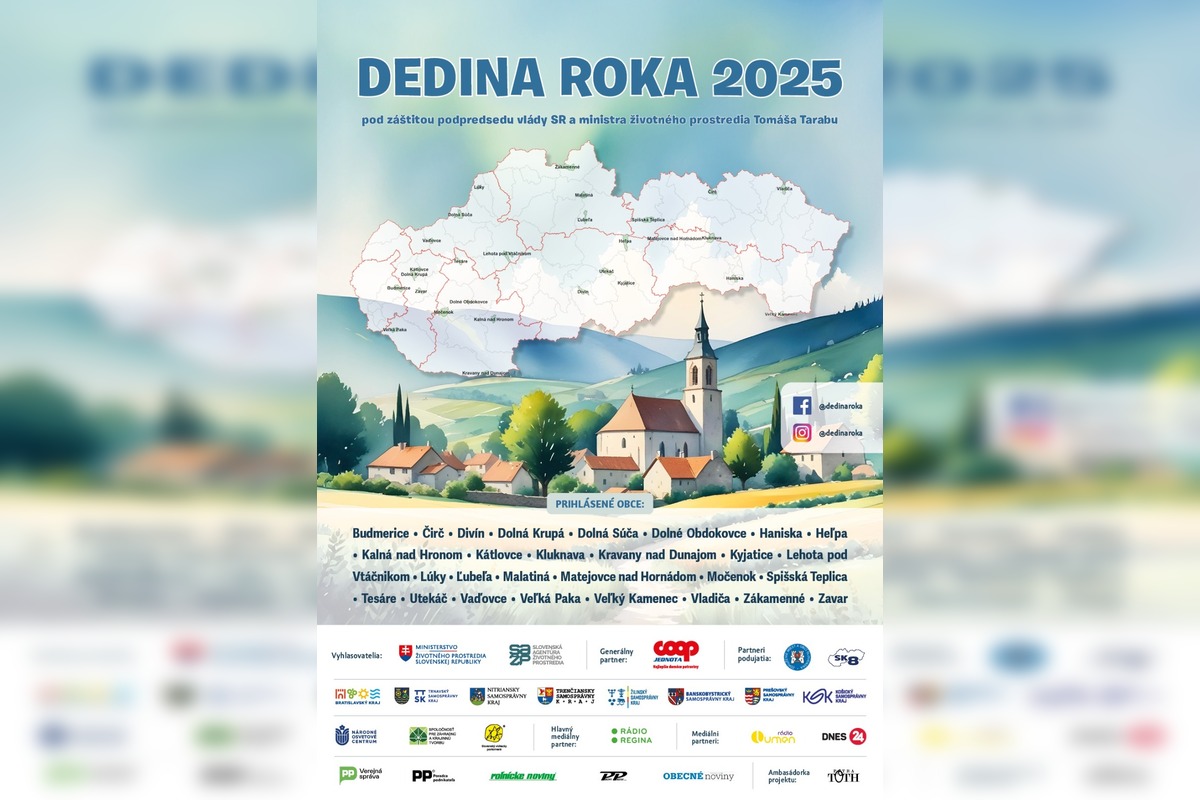 FOTO: O titul Dedina roka 2025 bojovalo rekordný počet obcí, foto 1