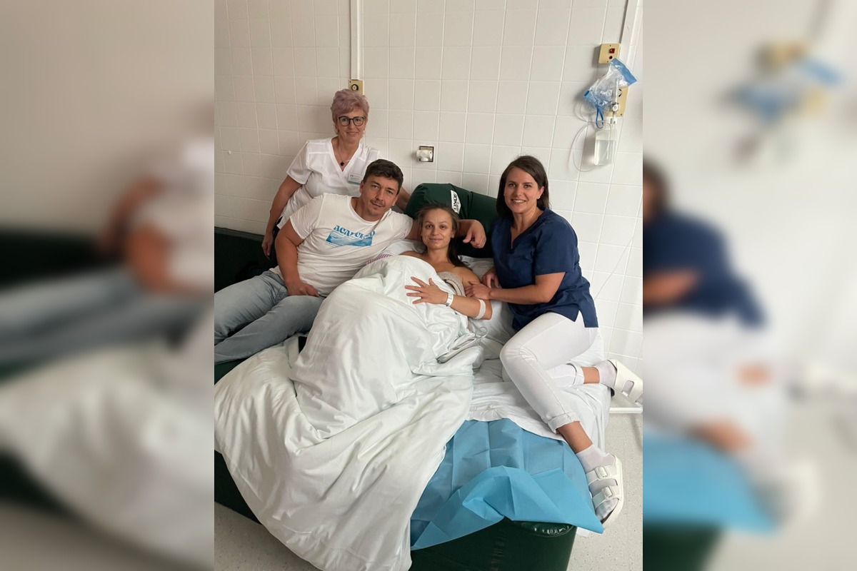 FOTO: Nemocnica v Banskej Bystrici má za sebou prvý pôrod na gauči, foto 4