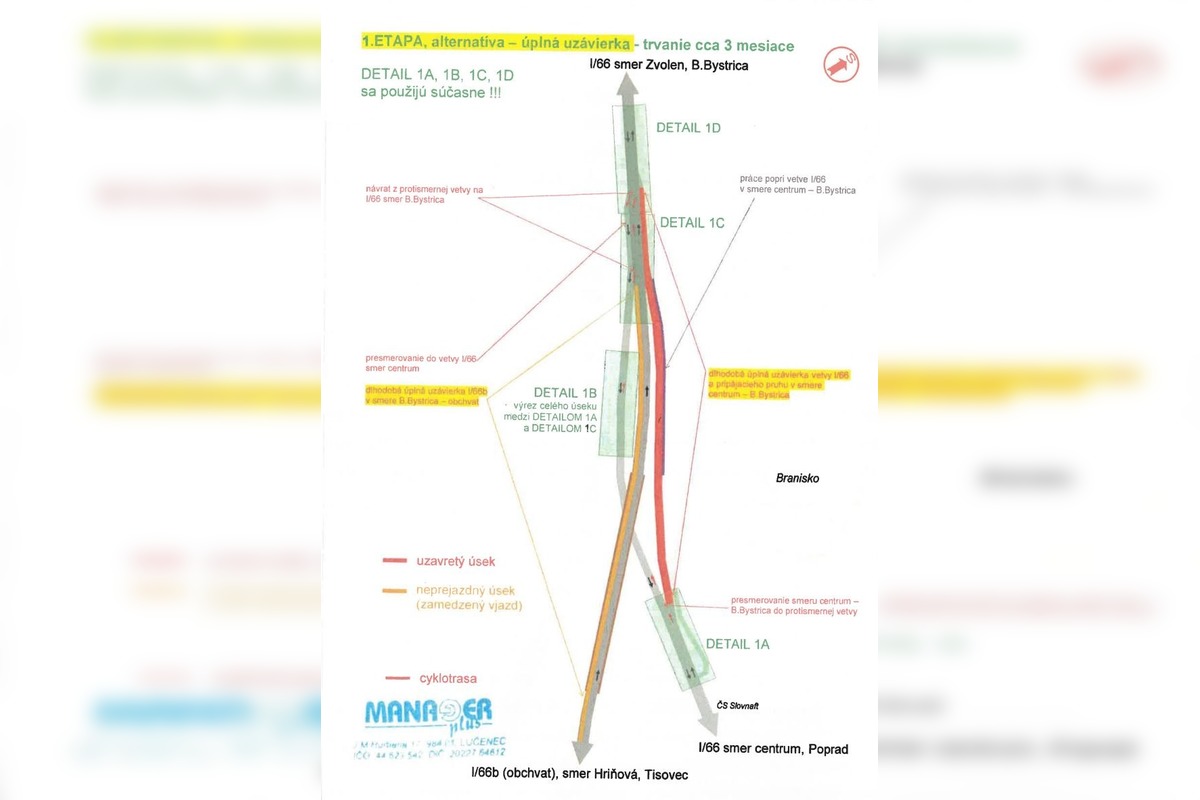 FOTO: Brezno opravuje cyklolávku, vodiči musia rátať s obchádzkami a uzáverami, foto 3