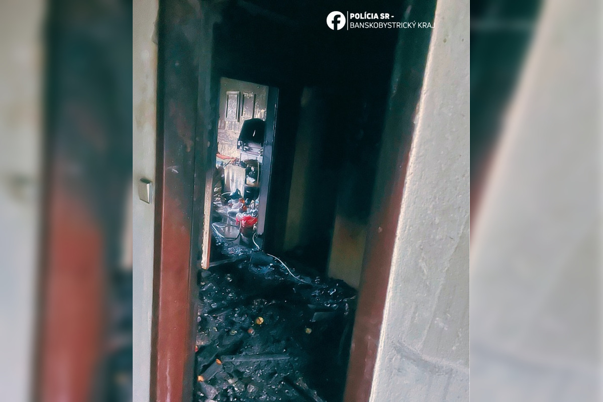 FOTO: V Banskej Bystrici v Sásovej horel v noci byt, žiaľ, vyžiadal si jednu obeť, foto 3