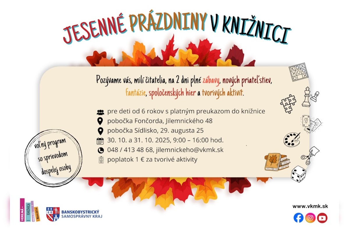 FOTO: Jesenné prázdniny v Banskobystrickom kraji, foto 16