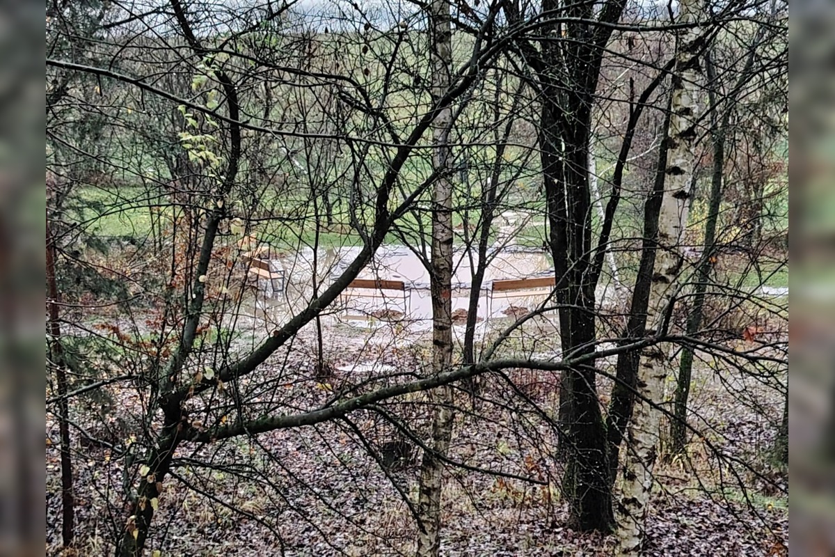 FOTO: Park v Sásovej po daždi zaplavila voda, foto 1