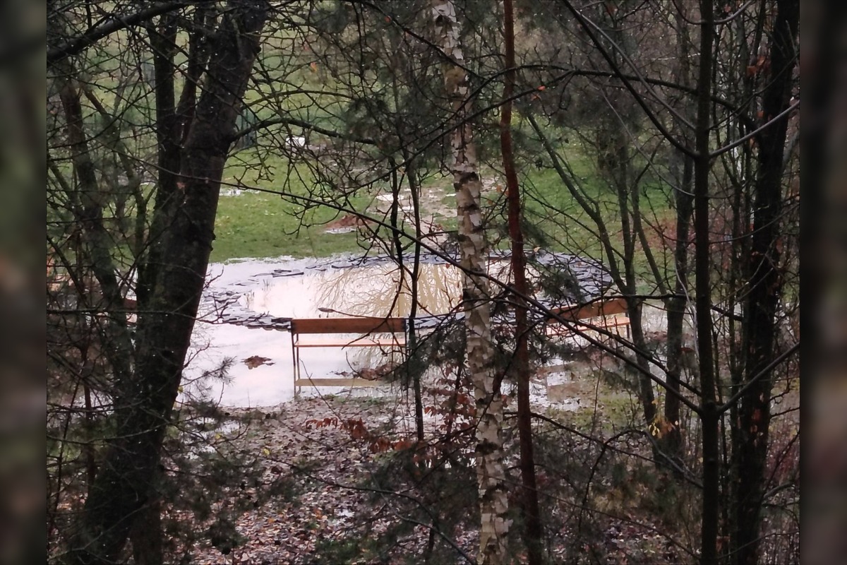 FOTO: Park v Sásovej po daždi zaplavila voda, foto 3